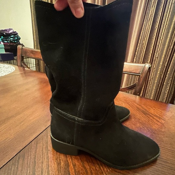 Lucky Brand Shoes - Women’s Lucky Brand Lefara Suede Mid-Calf Boots Black